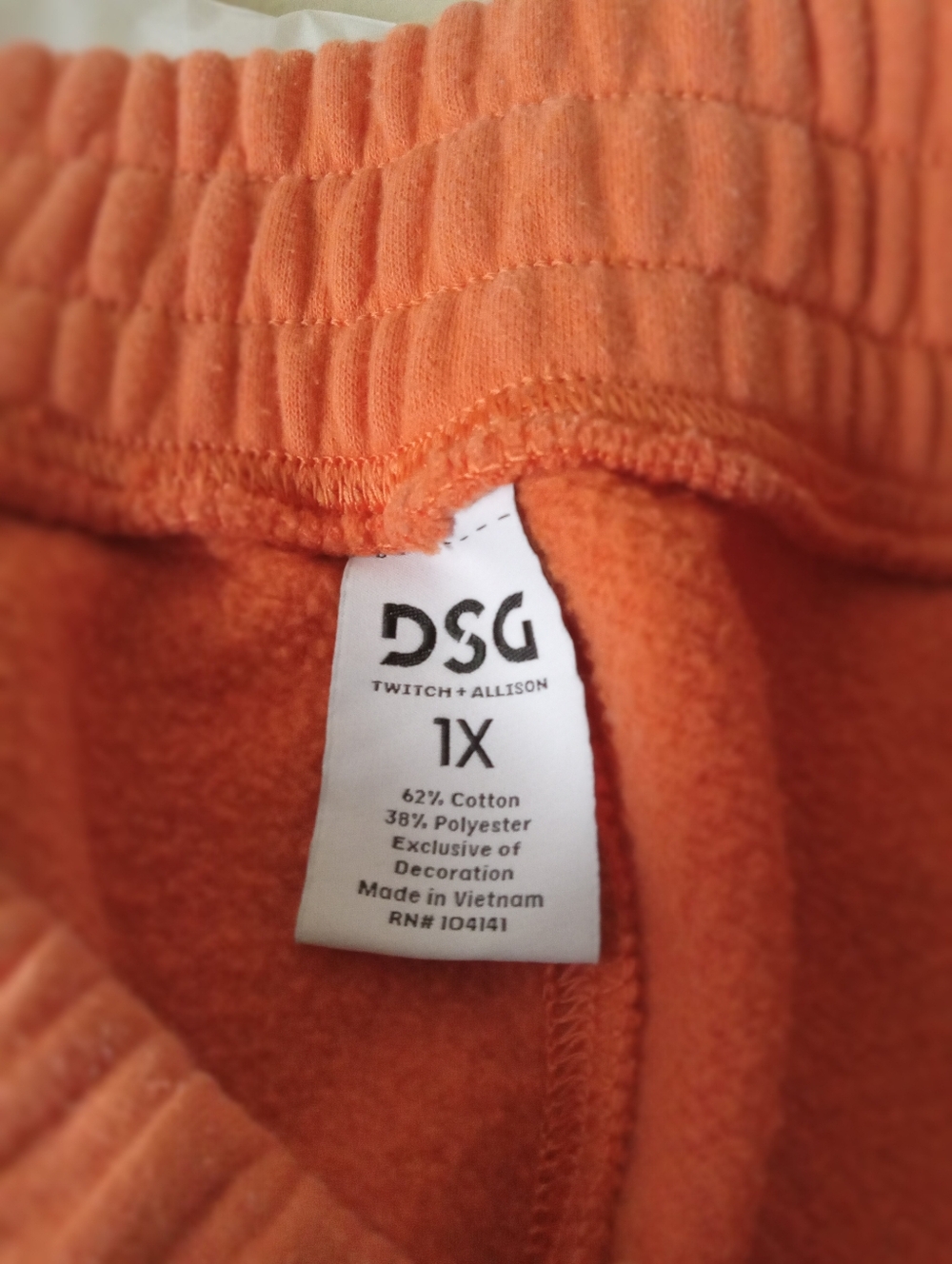 DSG Cargo Jogger Fleece Sweatpants 1X - Picture 7 of 9